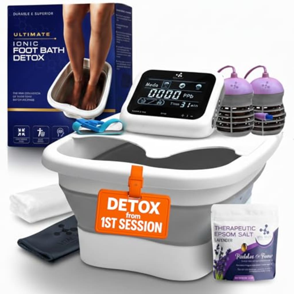 🌿 TryHealFeet | Ultimate Ionic Foot Detox Spa 💧✨